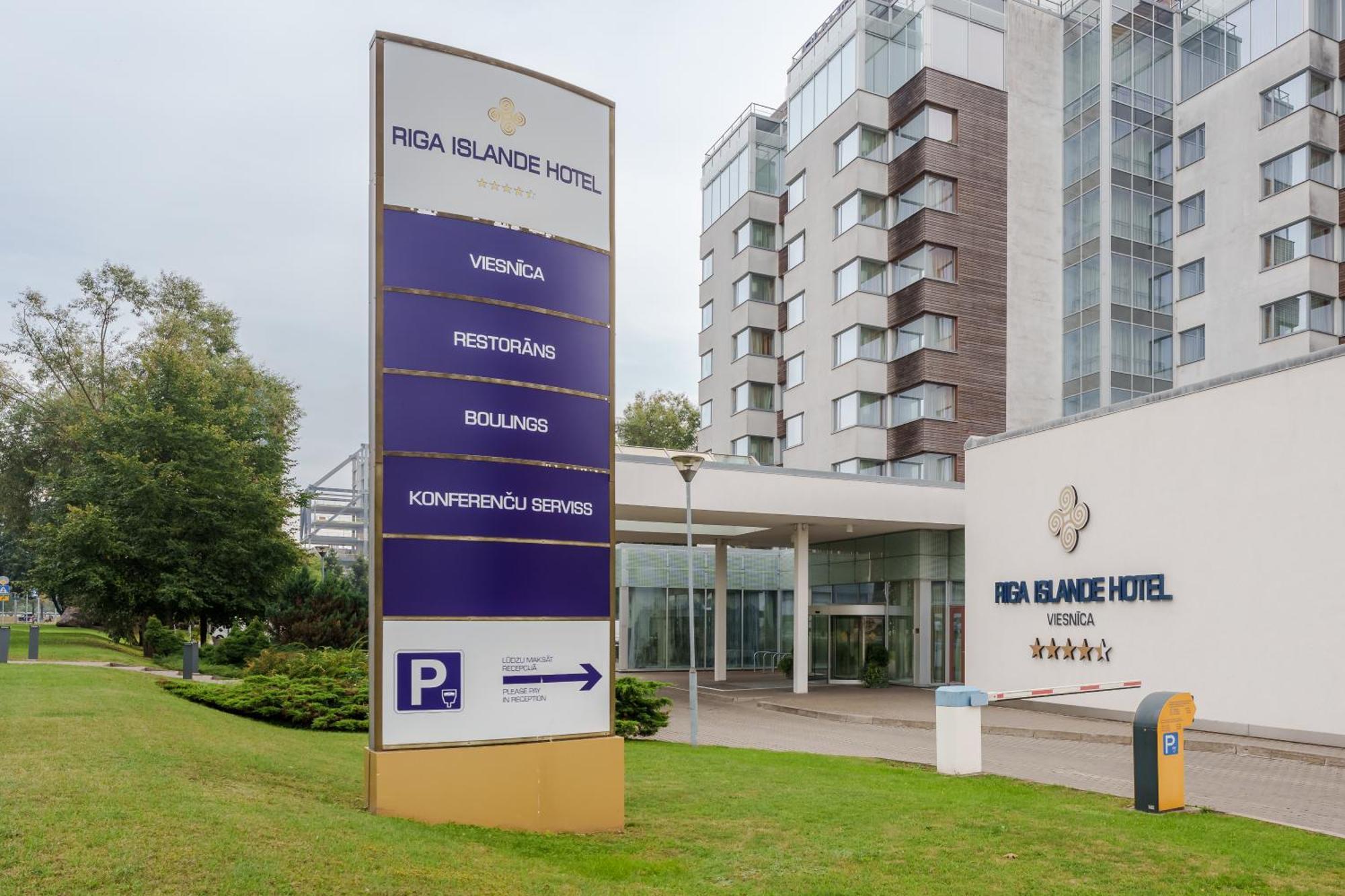 Riga Islande Hotel With Free Parking Bagian luar foto